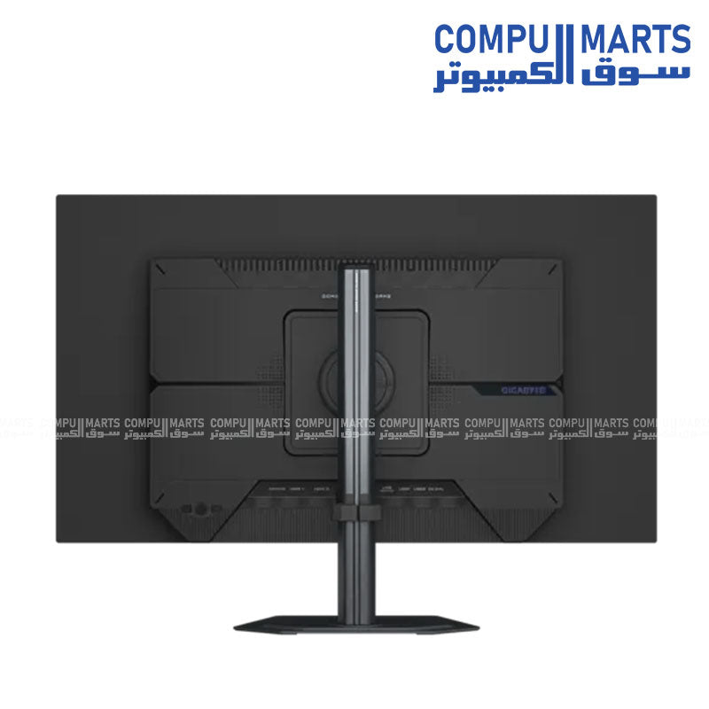 Gigabyte MO27Q28G 26.5 inch Quad HD W OLED gaming monitor in black with ultra fast response and premium gaming design