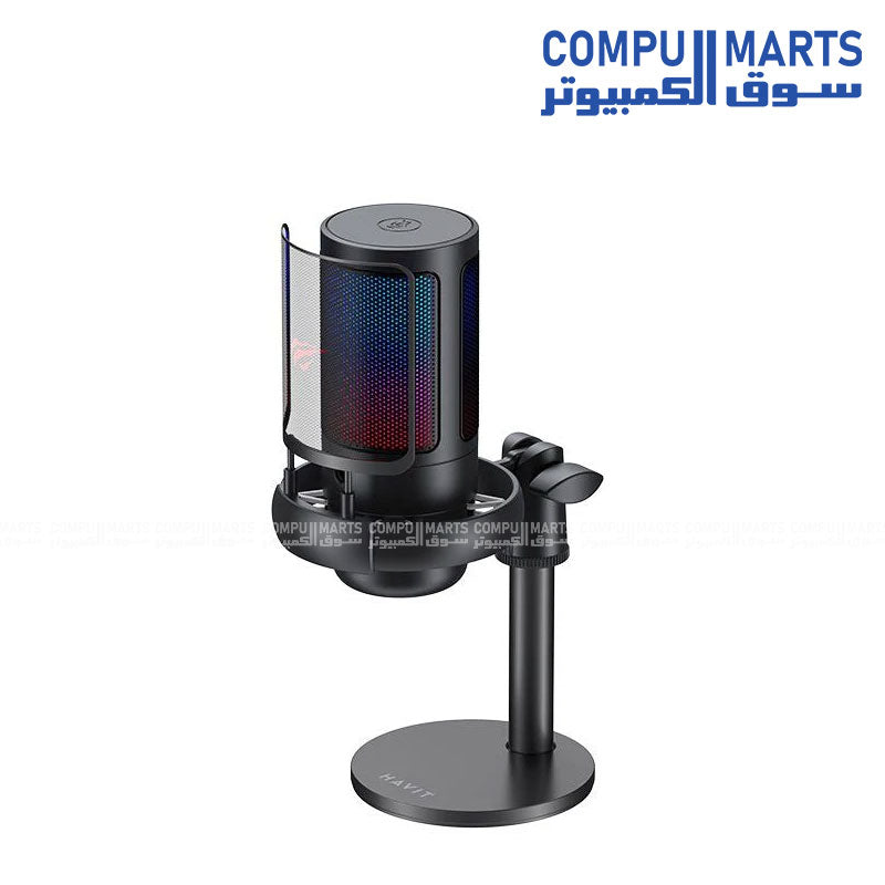 HAVIT GK50 omnidirectional gaming microphone with anti-vibration design