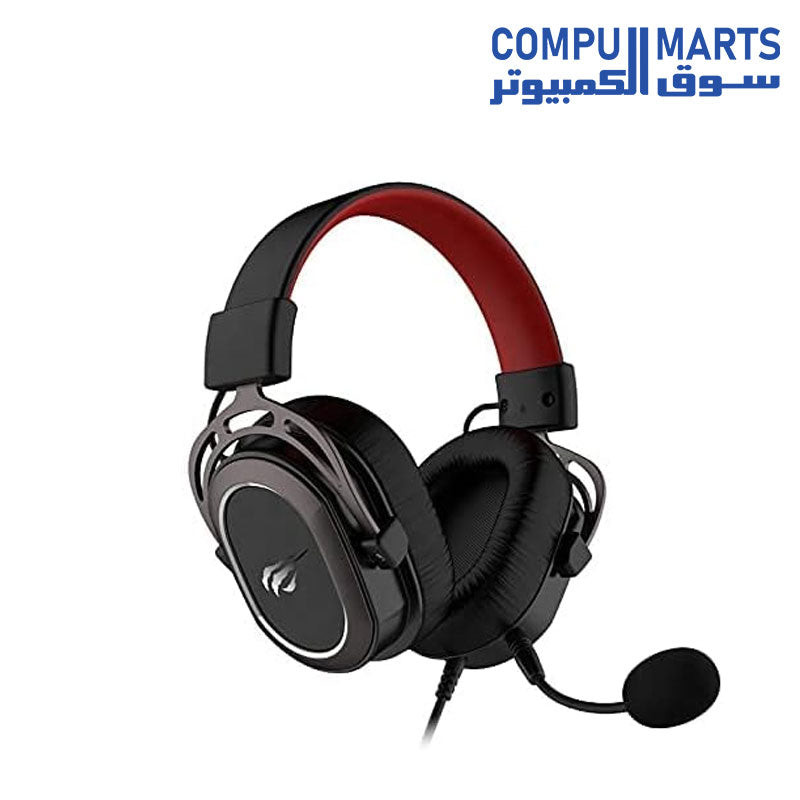 HAVIT H2008D Wired Gaming Headphones Detachable MIC 3.5mm Plug 50mm Drivers Surround Sound