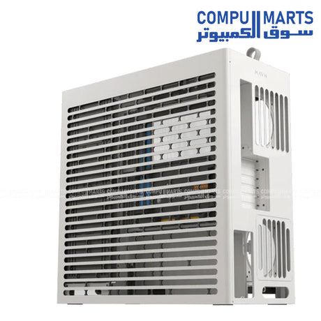 HAVN HS 420 VGPU mid‑tower PC case in white, vertical GPU mount, dual‑chamber airflow, UniSheet curved tempered glass, SimpliCable cable management – Egypt.