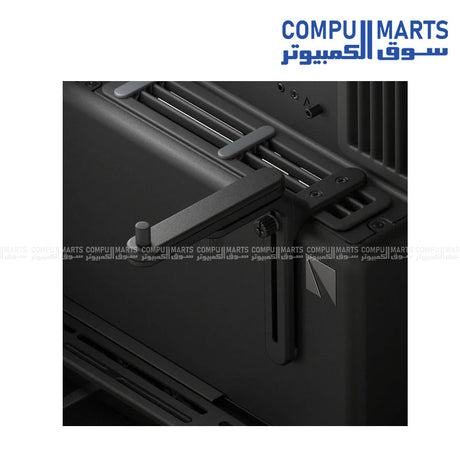 HAVN HS 420 mid‑tower PC case in white, dual‑chamber design with panoramic UniSheet tempered glass and SimpliCable cable management