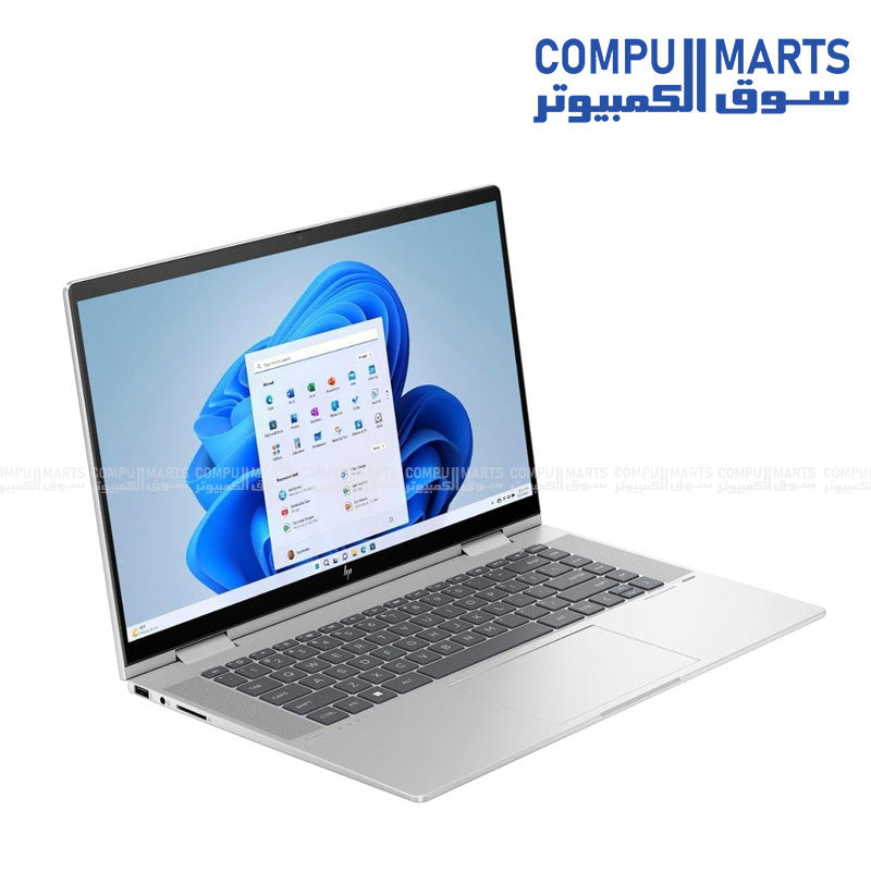 لابتوب HP Envy 16-h1023dx - معالج Intel Core i9-13900H، وبطاقة رسومات NVIDIA GeForce RTX 4060 سعة 8 جيجابايت، وذاكرة DDR5 سعة 32 جيجابايت، ومحرك أقراص SSD سعة 1 تيرابايت، وشاشة لمس WQXGA مقاس 16 بوصة، ونظام تشغيل Windows 11