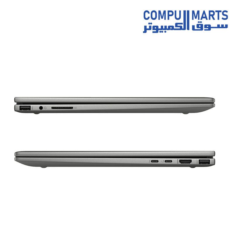 HP Envy x360 14-es1013dx 2-in-1 Convertible – Intel Core 5-120U, 14" FHD Touch, Intel Integrated Graphics, 8GB RAM, 512GB SSD, Win11 – Natural Silver Aluminum