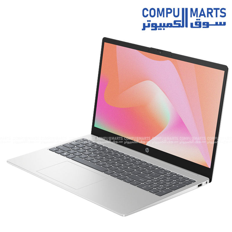 HP 15s – Laptop – Intel Core i5-1334U, 8GB DDR4, 512GB SSD, Intel Iris Xe Graphics, 15.6" FHD IPS, Natural Silver, FreeDOS