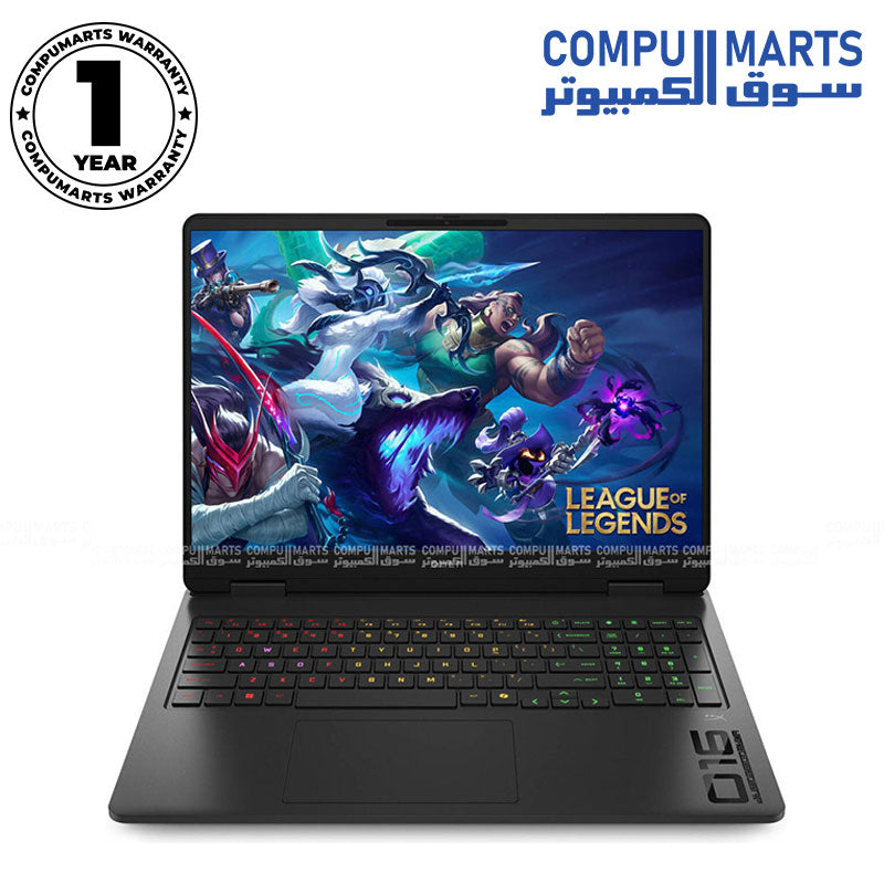 HP OMEN 16-AP0053DX Gaming Laptop – Ryzen 9-8940HX / RTX 5060 8GB / 32GB RAM / 1TB SSD / 16" 2K 144Hz / Shadow Black