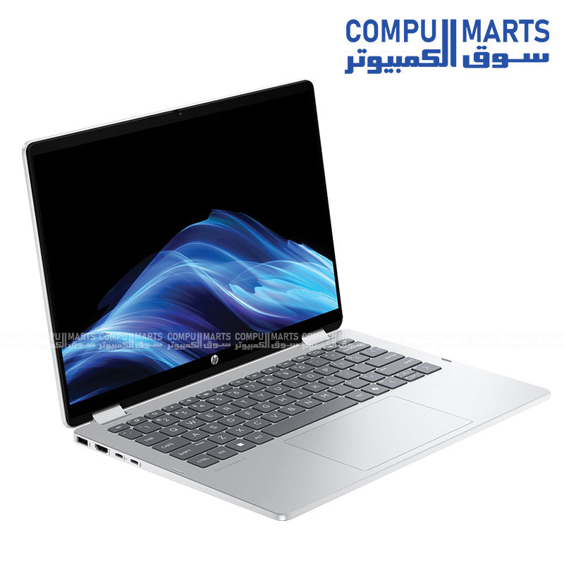 HP OmniBook 5 Flip 14-FP0023DX – 2-in-1 Convertible Laptop with Intel Core 7-150U, 16GB RAM, 512GB SSD, and 14-inch 2K Touch Display – Glacier Silver