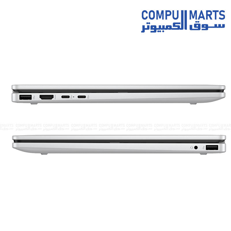 HP OmniBook 5 Flip 14-FP0023DX – 2-in-1 Convertible Laptop with Intel Core 7-150U, 16GB RAM, 512GB SSD, and 14-inch 2K Touch Display – Glacier Silver