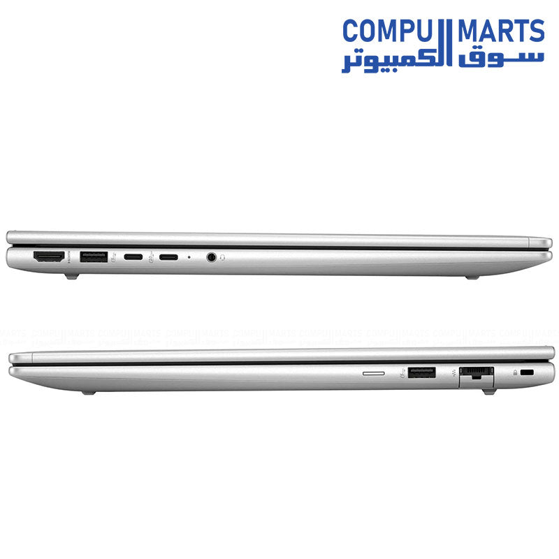 Business-focused HP laptop with Intel Ultra 7-155U platform, Wi-Fi 6E support, and 16-inch display designed for productivity and professional computing