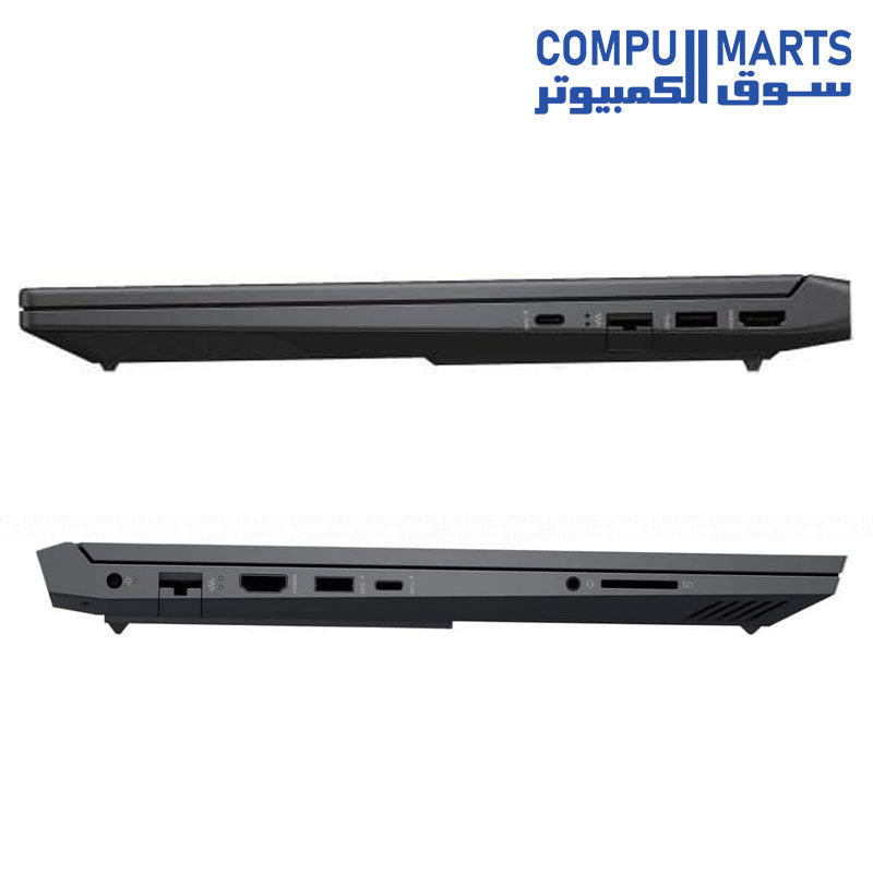 HP Victus 15-fa1082wm – Gaming Laptop – Intel Core i5-13420H – RTX 4050 6GB – 16GB RAM – 512GB SSD – 15.6" FHD 144Hz – Mica Silver