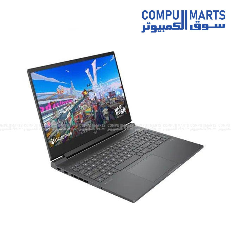 HP Victus 16-R1045 Gaming Laptop with Intel Core i7-14700HX, RTX 4050 6GB, 16GB RAM, 1TB SSD, 16-inch FHD Display – Mica Silver – Available in Egypt