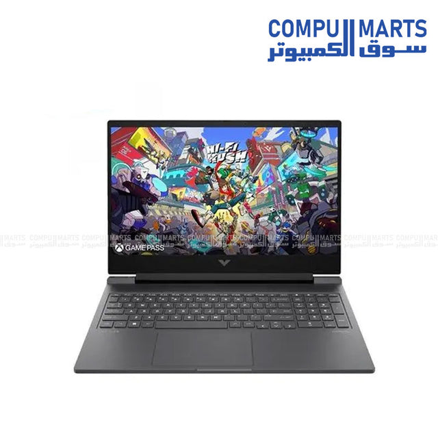 HP Victus 16-R1045 Gaming Laptop with Intel Core i7-14700HX, RTX 4050 6GB, 16GB RAM, 1TB SSD, 16-inch FHD Display – Mica Silver – Available in Egypt