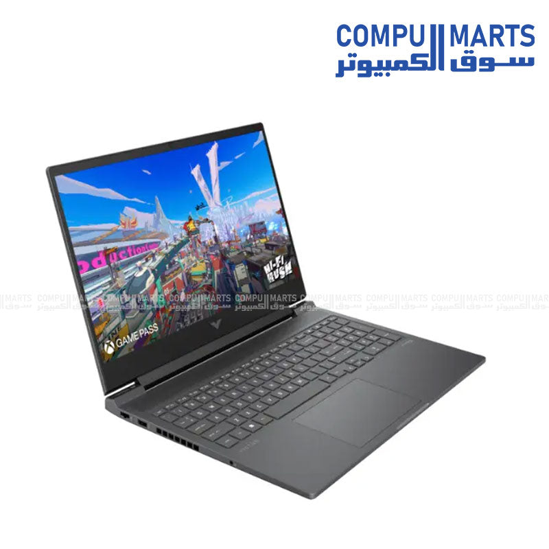HP Victus 16-R1048NE Gaming Laptop with Intel Core i7-14700HX, NVIDIA GeForce RTX 4060 8GB, 16GB RAM, 1TB SSD, 16.1-inch FHD Display – Mica Silver – Available in Egypt