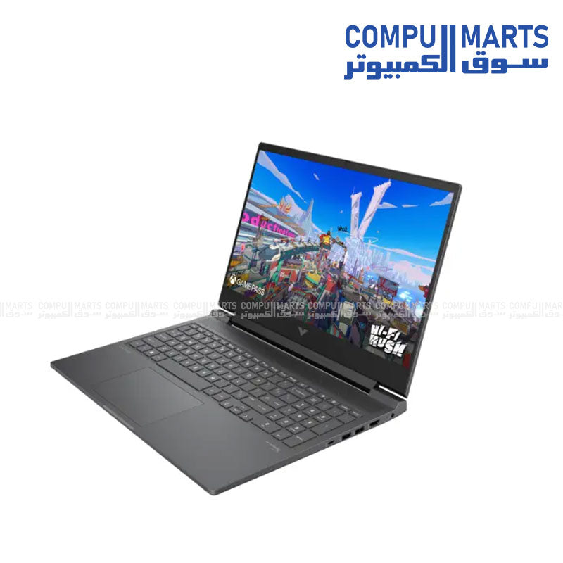 HP Victus 16-R1048NE Gaming Laptop with Intel Core i7-14700HX, NVIDIA GeForce RTX 4060 8GB, 16GB RAM, 1TB SSD, 16.1-inch FHD Display – Mica Silver – Available in Egypt