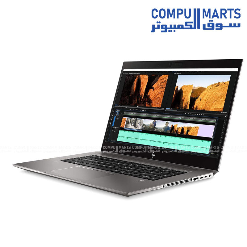 Used HP ZBook Studio G5 Mobile Workstation Laptop – i7-8850H, 16GB RAM, 512GB SSD, Quadro P1000 4GB – 15.6″ FHD – Egypt