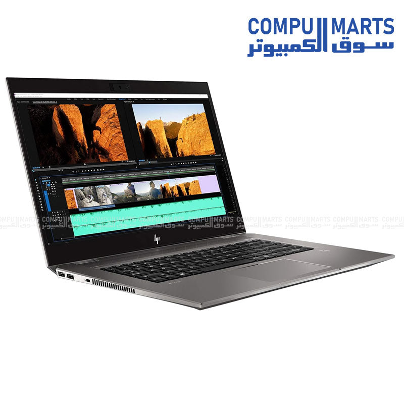 Used HP ZBook Studio G5 Mobile Workstation Laptop – i7-8850H, 16GB RAM, 512GB SSD, Quadro P1000 4GB – 15.6″ FHD – Egypt