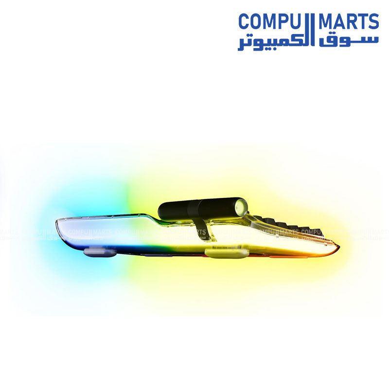 HYTE Meet Keeb TKL RGB Fluffy Lavender Linear Mechanical Keyboard – Tenkeyless, RGB, Hot-Swappable, Gasket Mounted