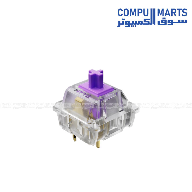 HYTE Meet Keeb TKL RGB Fluffy Lavender Linear Mechanical Keyboard – Tenkeyless, RGB, Hot-Swappable, Gasket Mounted