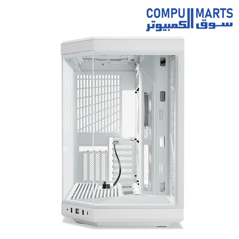 HYTE Y70 Upgraded Modern Aesthetic Dual Chamber Panoramic Tempered Glass Mid-Tower ATX Computer Gaming Case with PCIE 4.0 Riser Cable Included