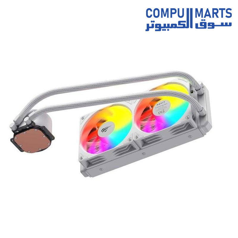 F2001-Liquid-Cooler-Havit-240mm-White