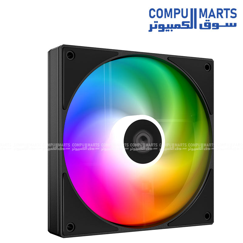 pc cooling fans Egypt triple 120×120×25mm fan set with 4Pin PWM control and 3Pin 5V ARGB connector for gaming systems