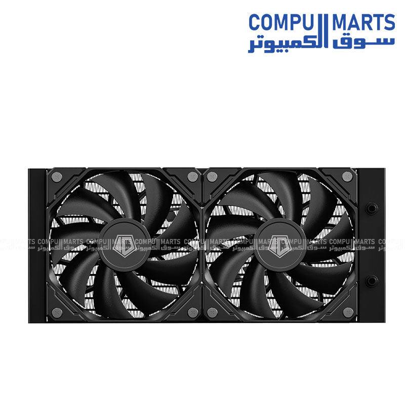 ID-COOLING FX240 PRO 240mm AIO CPU Cooler with two TF-12025-PRO BLACK 120mm PWM fans