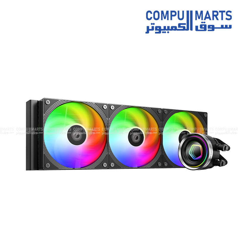 ID-COOLING FX360 INF 360mm Liquid CPU Cooler 350W TDP Aluminum Radiator 3x120mm ARGB Fans 2000RPM PWM Support Intel LGA1851/1700/1200/115X AMD AM5 AM4