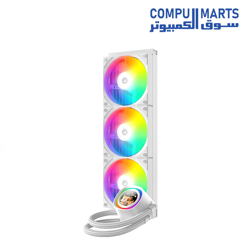 ID-COOLING liquid CPU cooler supporting Intel LGA1851 1700 1200 115X and AMD AM5 AM4 with low noise operation in Egypt