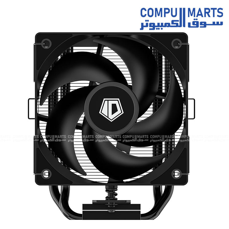 Compact CPU cooling solution featuring 105×73×123mm dimensions and high efficiency thermal design for space-constrained gaming and workstation builds