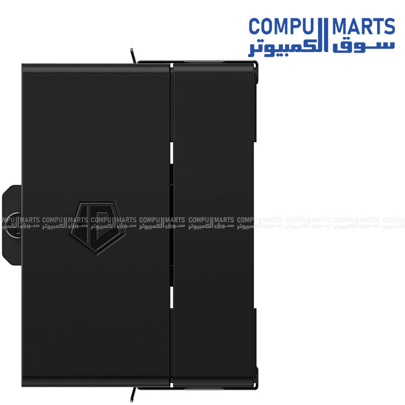 100×100×25mm AS-10025 V2 PWM fan with hydraulic bearing technology delivering stable airflow performance and up to 2500 RPM speed range