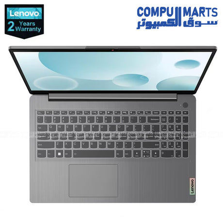 82RK01AKAD – Laptop – Lenovo – Intel Core i5-1235U, 8GB RAM, 512GB SSD, Intel Iris Xe Graphics, 15.6" FHD, Arctic Grey, Arabic Keyboard
