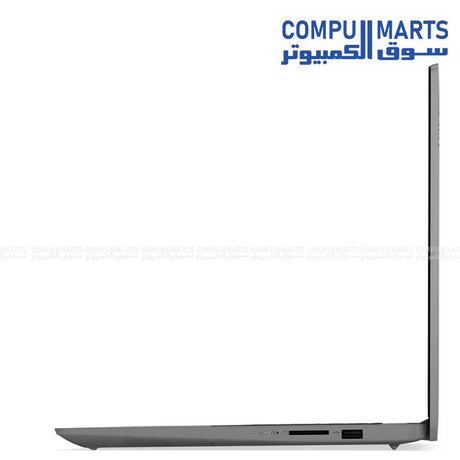 82RK01AKAD – Laptop – Lenovo – Intel Core i5-1235U, 8GB RAM, 512GB SSD, Intel Iris Xe Graphics, 15.6" FHD, Arctic Grey, Arabic Keyboard