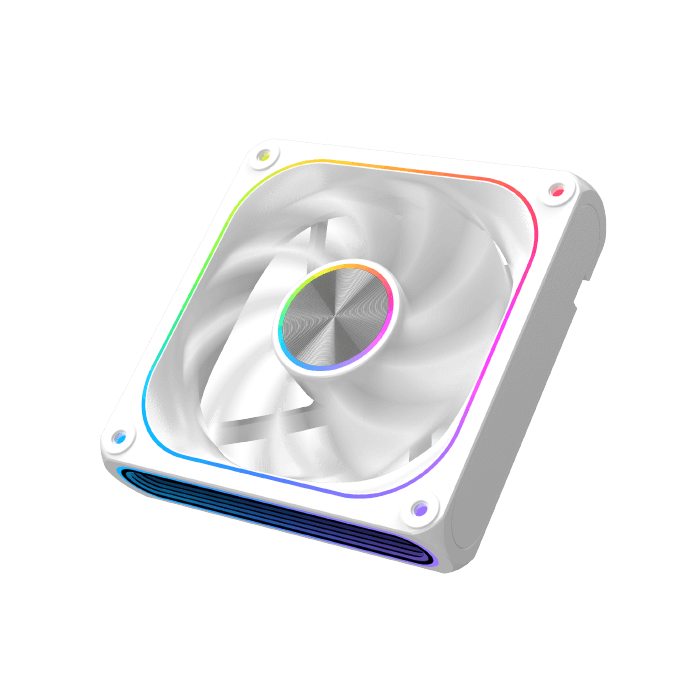 Xigmatek Infinity J22A 120mm ARGB Case Fan with Center Hub & Three Side Infinity LED, Hydro Bearing, 1500 RPM