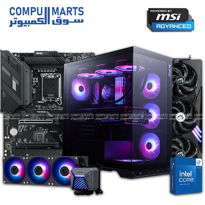 Intel i7-14700K RTX 5070 Gaming PC with 32GB DDR5 & 1TB SSD