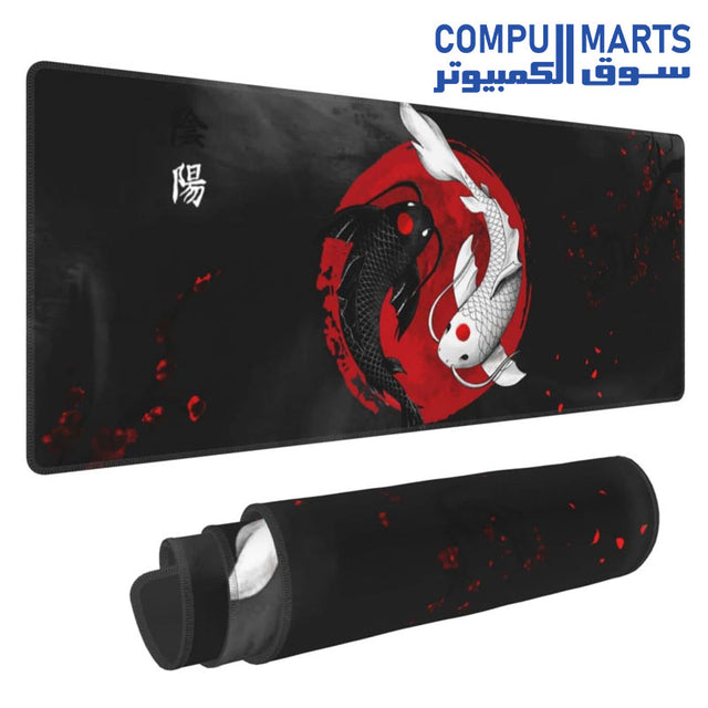 Yin-and-Yang-Koi-Carp-Fish-MOUSE-PAD-Gianlaima-GAMING