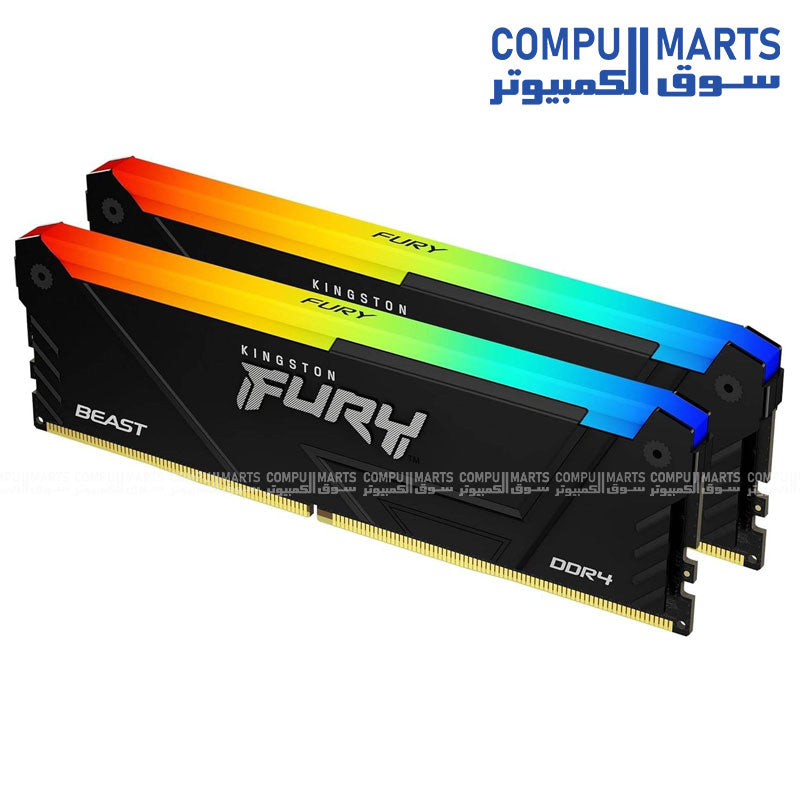 Kingston FURY 64GB DDR4 3200MHz CL16 Memory Kit – KF432C16BB2AK2/64