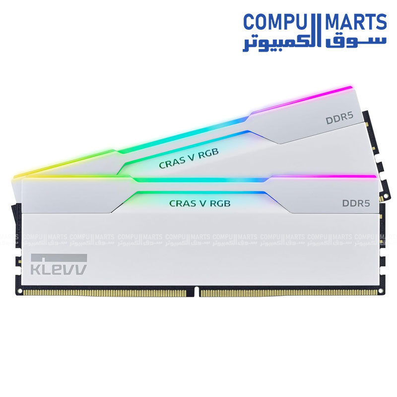 : KLEVV CRAS V RGB 32GB DDR5 6000MHz White RAM