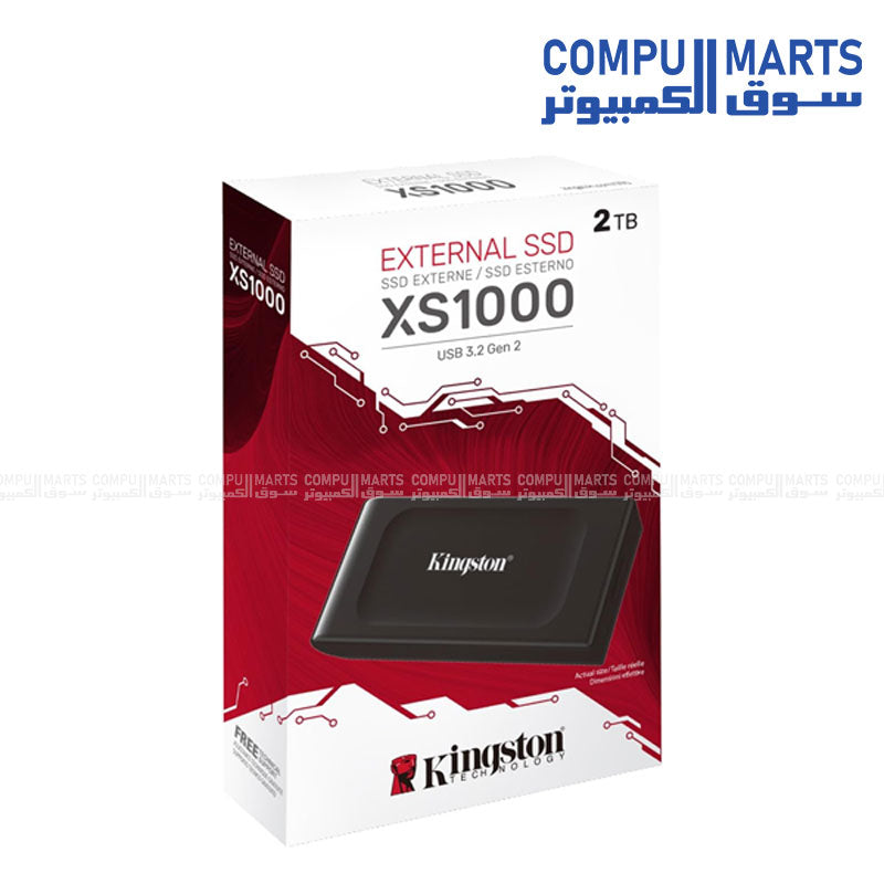 Kingston Digital XS1000 2TB External SSD USB 3.2 Gen 2 High Speed Portable Drive Egypt