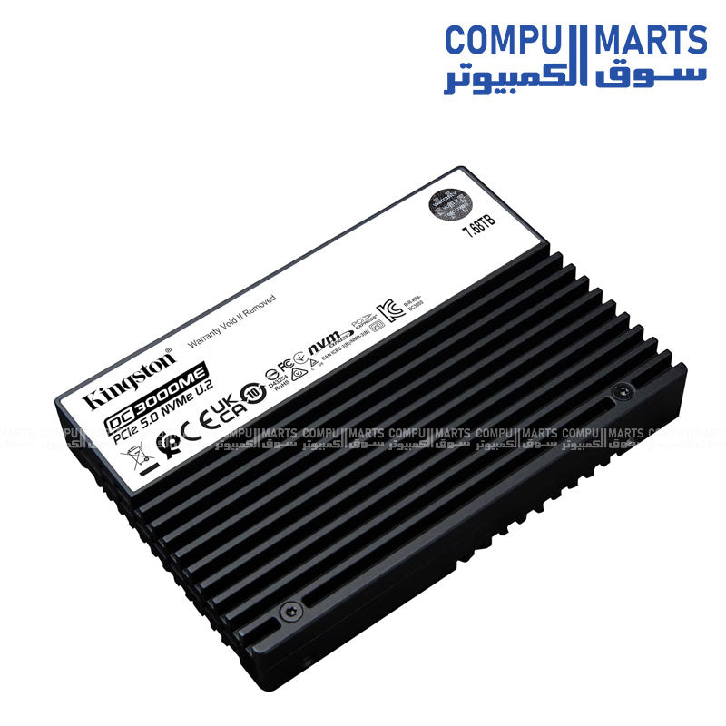 Kingston DC3000ME 7.68TB U.2 PCIe 5.0 NVMe TCG Opal Enterprise SSD – High Performance Enterprise Storage Drive