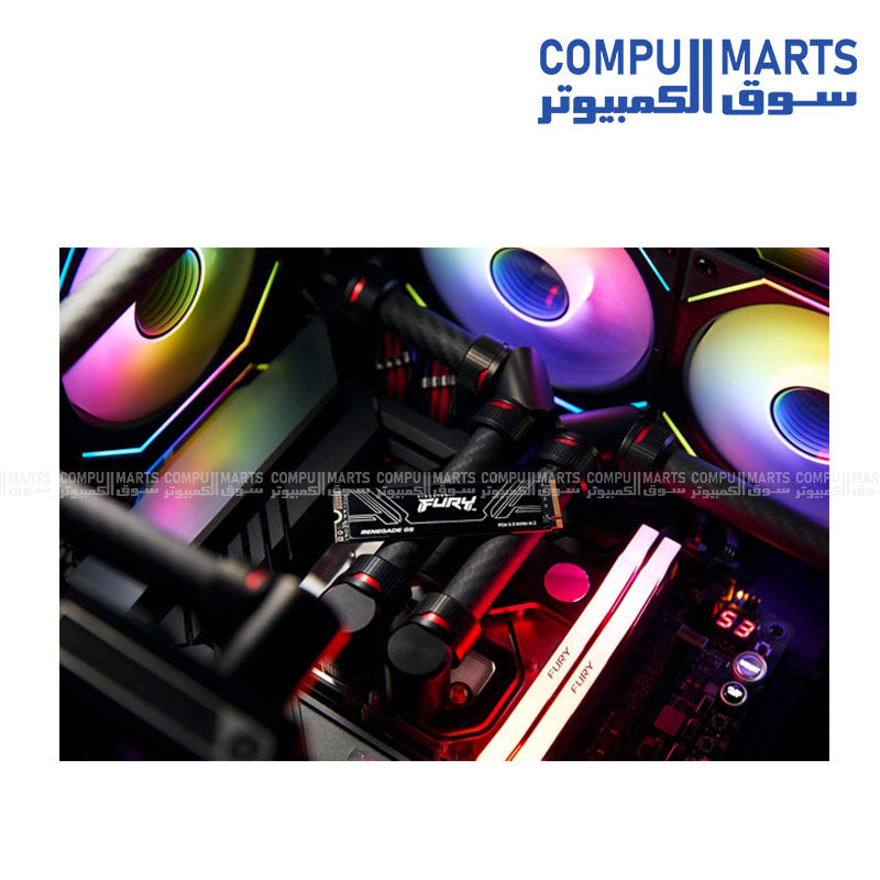Kingston FURY Renegade G5 PCIe 5.0 M.2 NVMe SSD 1TB 2TB 4TB High Speed Gaming Drive Egypt
