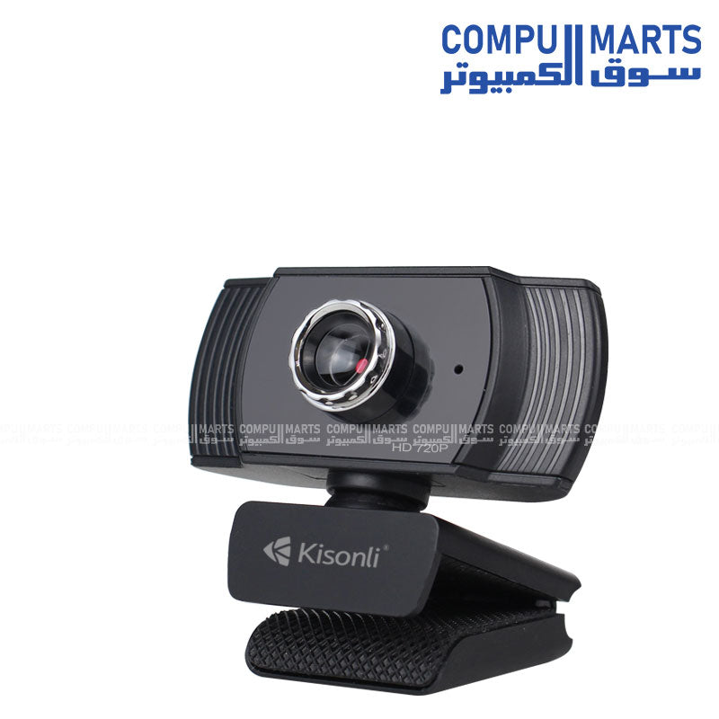 Kisonli HD-723 USB webcam 720p HD video camera with built-in microphone for PC and laptop in Egypt