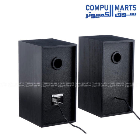 Kisonli T-004 USB 2.0 stereo speaker with LED light for PC and laptop in Egypt