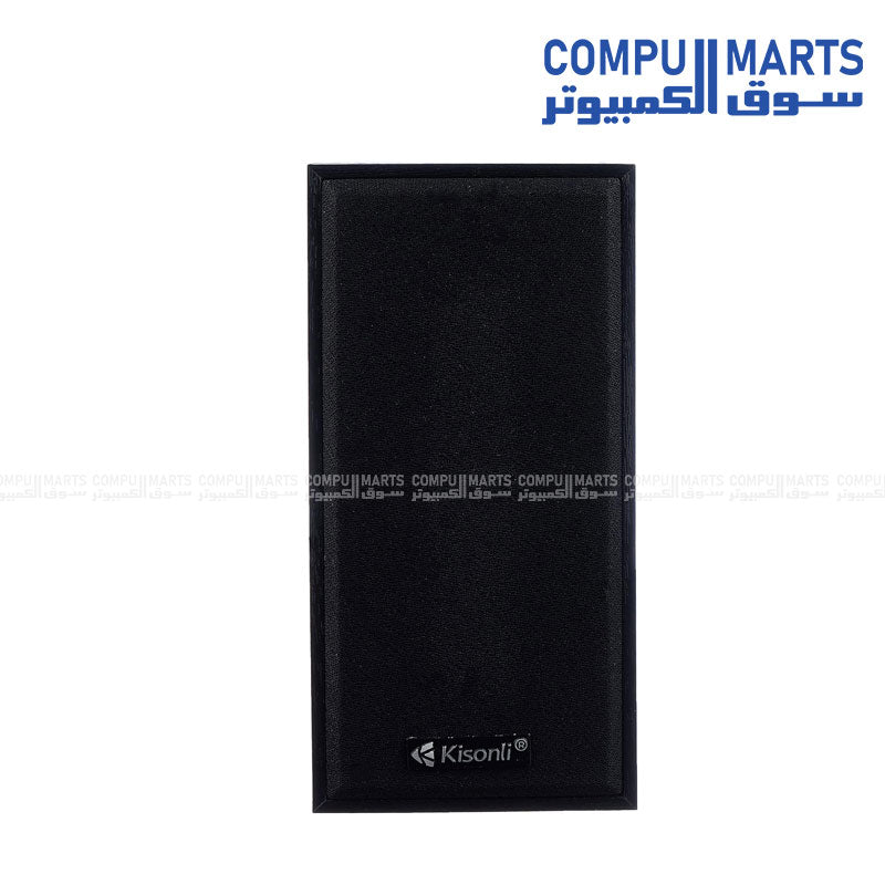 Kisonli T-004 USB 2.0 stereo speaker with LED light for PC and laptop in Egypt