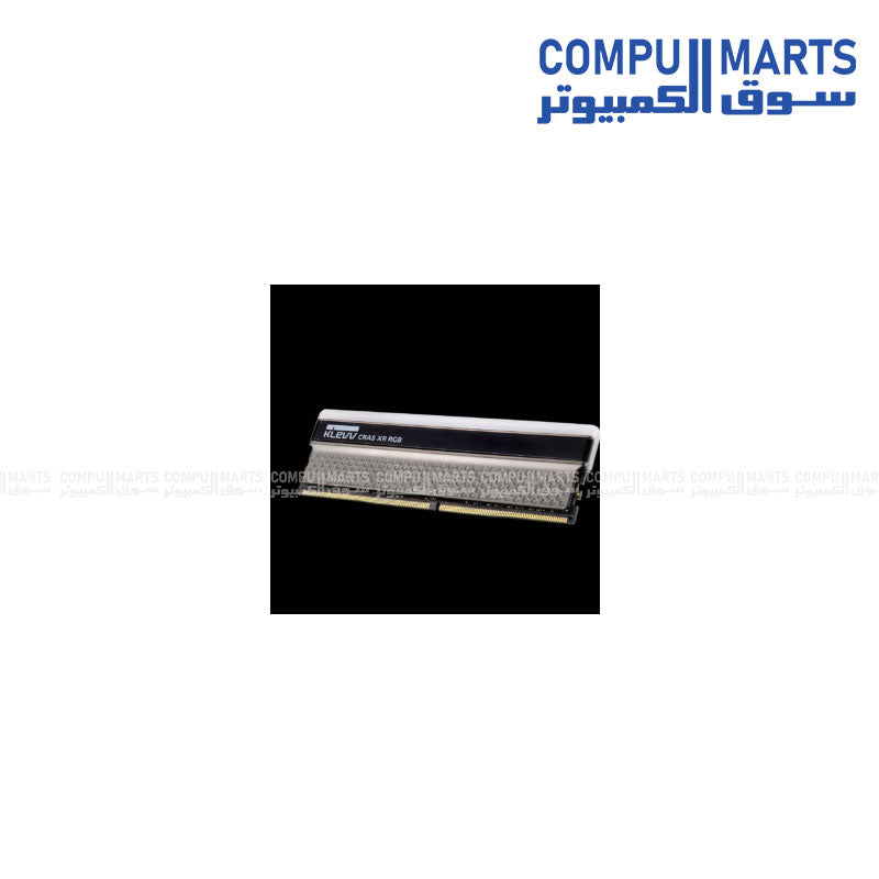 : RGB desktop RAM from Klevv featuring 16.8 million RGB color illumination and aluminum heat spreader for thermal conductivity available at Compumarts