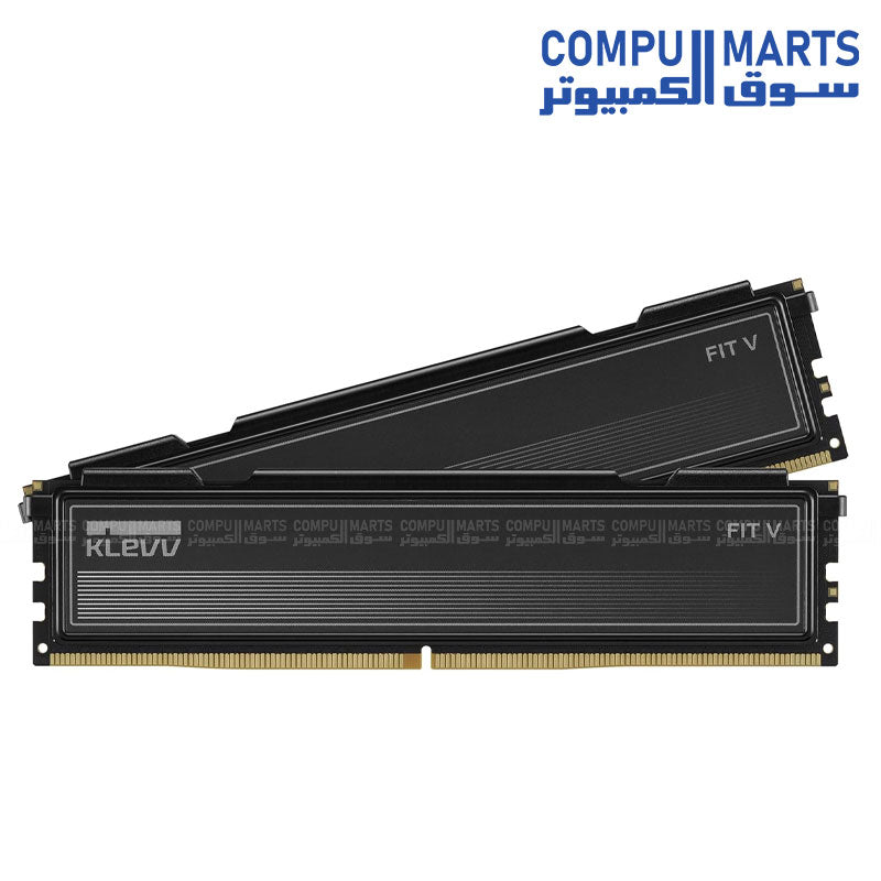 Klevv Fit V 32GB DDR5 6400MHz CL32 desktop memory kit with 2x16GB modules for desktop PC performance upgrades in Egypt