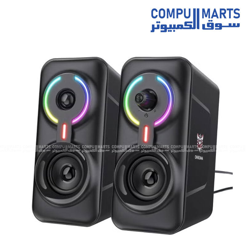 ONIKUMA L6 RGB Multimedia Gaming Speaker with Bluetooth 5.0