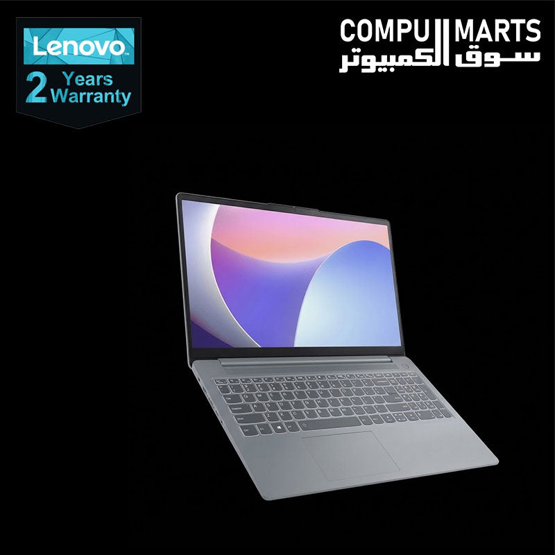 Lenovo IdeaPad Slim 3 15IRH8 15.6-inch FHD IPS anti-glare display with 1920x1080 resolution and 300-nit brightness