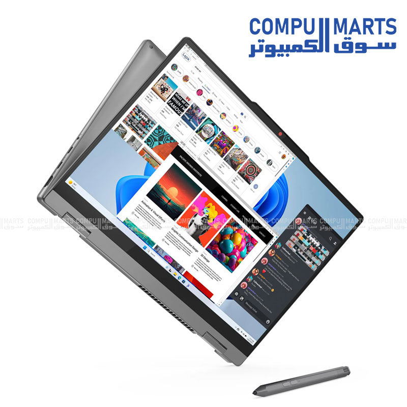 Lenovo IdeaPad 5 2-in-1 14IRU9 Laptop – Intel Core 7 150U, 16GB RAM, 512GB SSD, 14" Touchscreen – Luna Grey