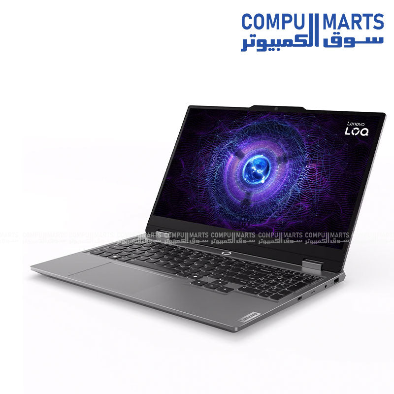 Lenovo LOQ 15IRX9 gaming laptop with Core i5-13450HX, RTX 4050 6GB, 16GB DDR5, 512GB SSD and 144Hz display in Egypt