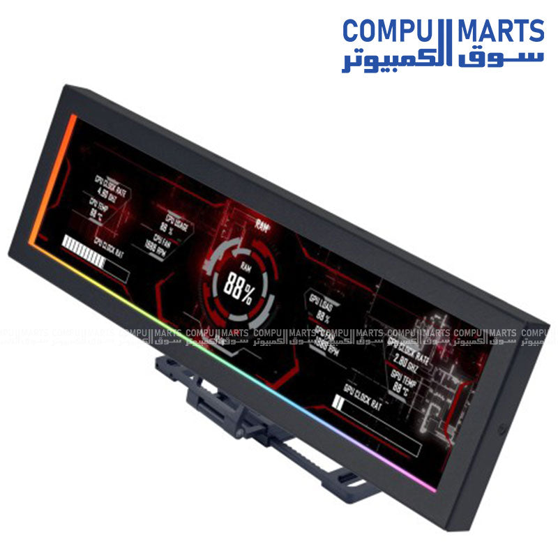LIAN LI 8.8″ Universal Screen US88v1 with IPS LCD panel, 1920×480 resolution, 60Hz refresh rate, and 500nits brightness available in Egypt