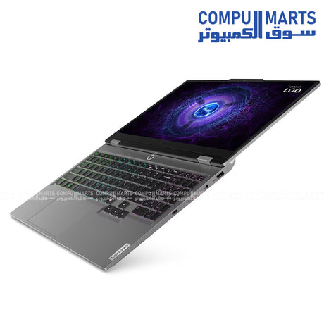 Lenovo LOQ 15 โ Gaming Laptop โ Lenovo โ Core i5-12450HX โ RTX 4050 โ 24GB DDR5 โ 512GB SSD โ 15.6 FHD 144Hz โ Luna Grey